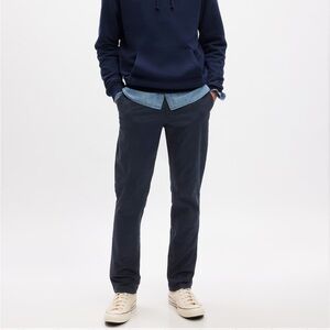 Gap slim navy blue chino pants